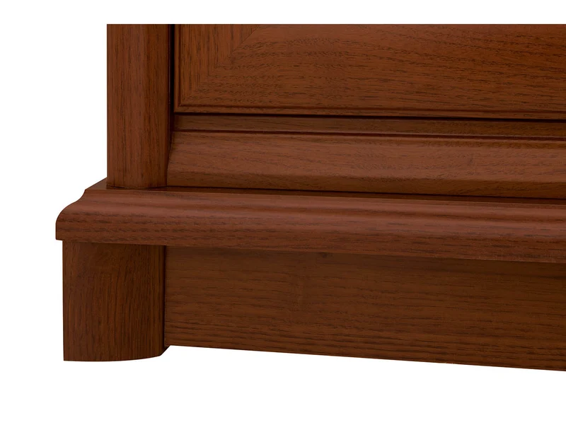 Kent — 2-Door Wardrobe with Drawer | 110 cm | Chestnut