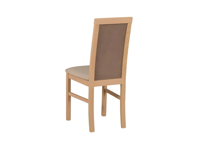 Como — Upholstered Dining Chair | Sonoma Oak & Brown Fabric