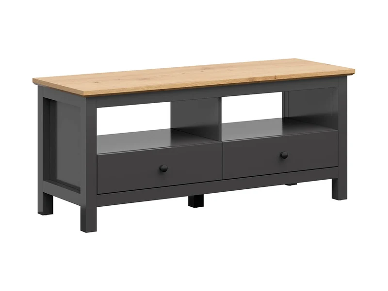 Hesen TV Cabinet 137x59 cm – Graphite / Artisan Oak