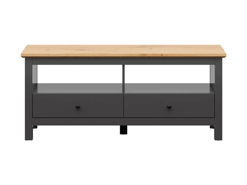 Hesen TV Cabinet 137x59 cm – Graphite / Artisan Oak