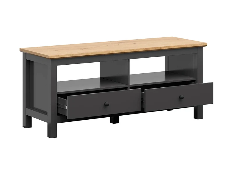Hesen TV Cabinet 137x59 cm – Graphite / Artisan Oak