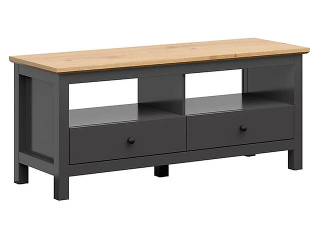 Hesen TV Cabinet 137x59 cm – Graphite / Artisan Oak