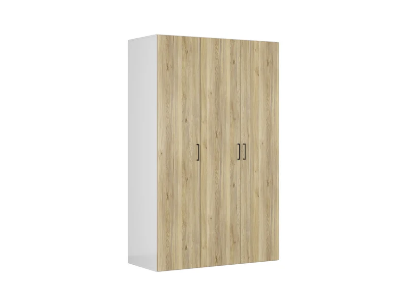 Flex — Modular Wardrobe Set 150 cm | White & Mauvella Oak | 3 Drawers