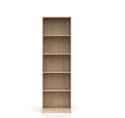 Nepo Plus — Open Bookcase 60 cm | Sonoma Oak | 4 Shelves