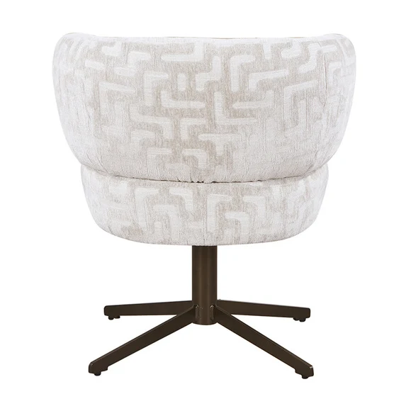 Stuhl beige drehbar, gepolsterter Esszimmerstuhl beige