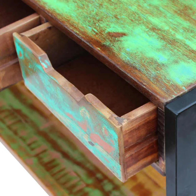 Sideboard mit 3 Schubladen Altholz Massiv