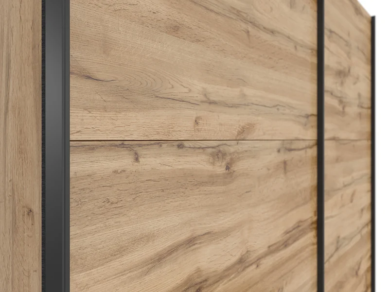Tetrix Sliding Door Wardrobe 183 cm – Wotan Oak