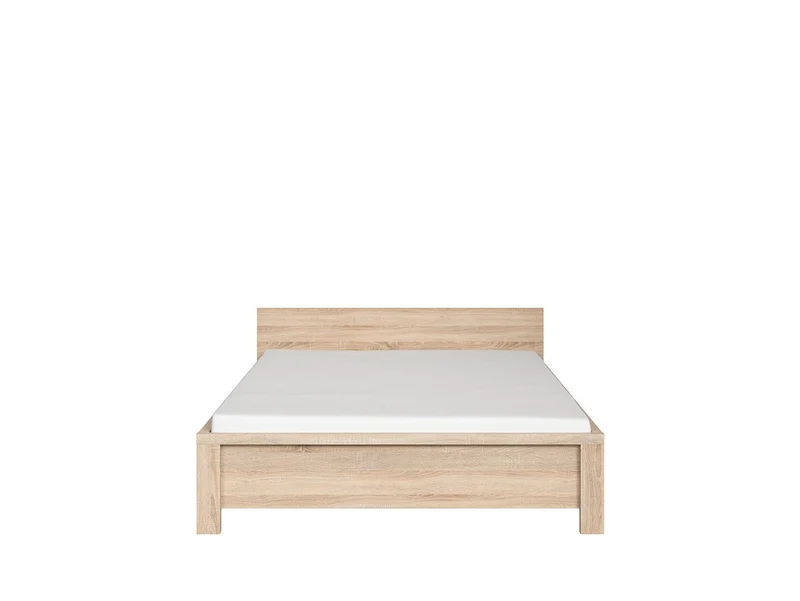 Kaspian Bed Frame 140×200 – Sonoma Oak | Frame Only, Easy Self-Assembly