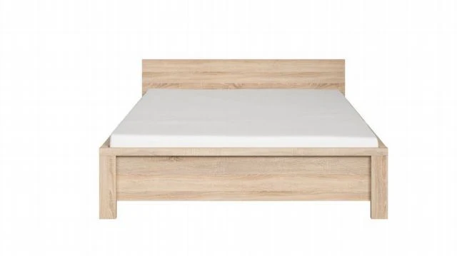 Kaspian Bed Frame 140×200 – Sonoma Oak | Frame Only, Easy Self-Assembly