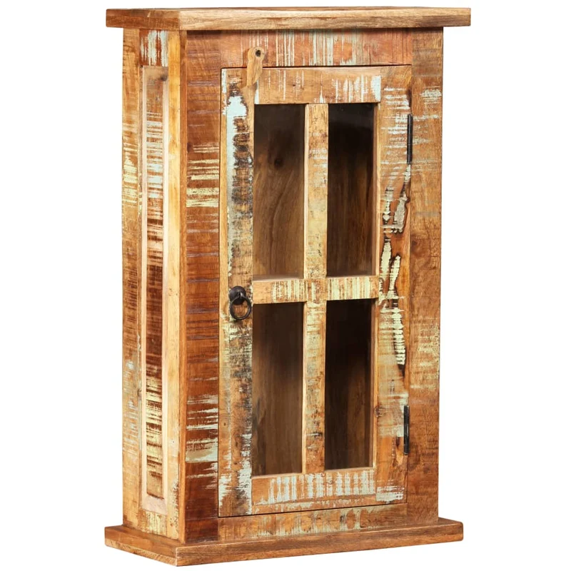 Wandschrank Altholz Massiv 44x21x72 cm