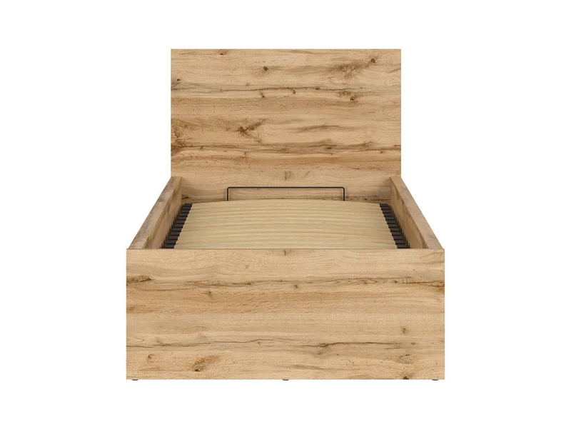Tetrix Single Bed 90×200 with Under-Bed Storage – Wotan Oak | Teen & Guest Room | Frame Only