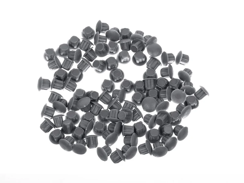 Modeo Furniture Screw Cover Caps 5 mm – Pack of 100 | Tungsten Grey