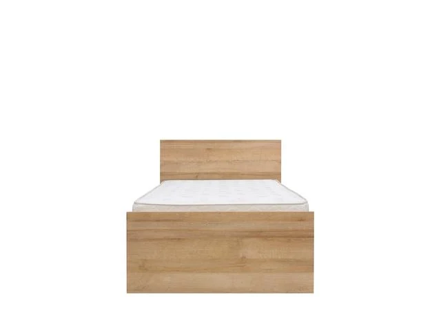 Balder Single Bed 90×200 cm – Tall Headboard, Optional Drawer | Kids & Teen | Riviera Oak