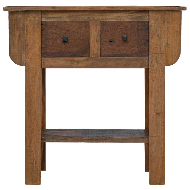 Konsolentisch Gemischtes Altholz 80x35x80 cm