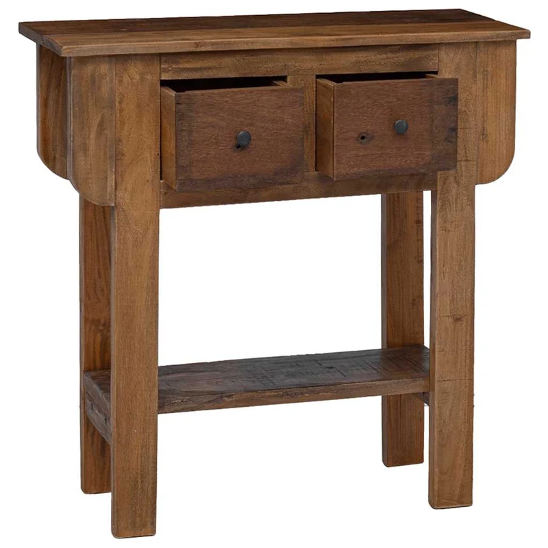 Konsolentisch Gemischtes Altholz 80x35x80 cm