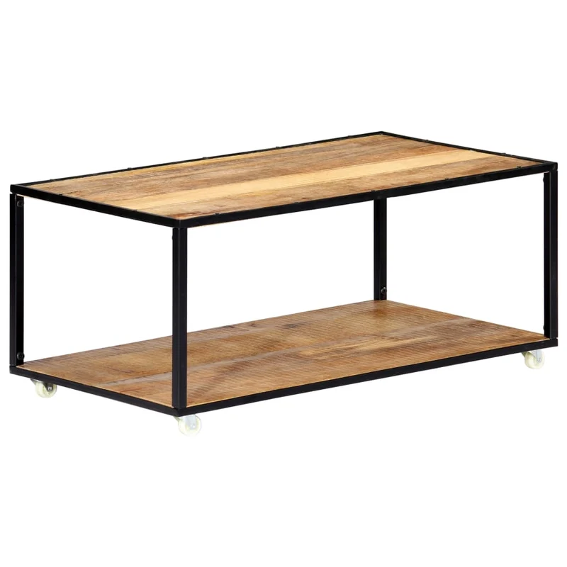 Couchtisch 90x50x40 cm Altholz Massiv