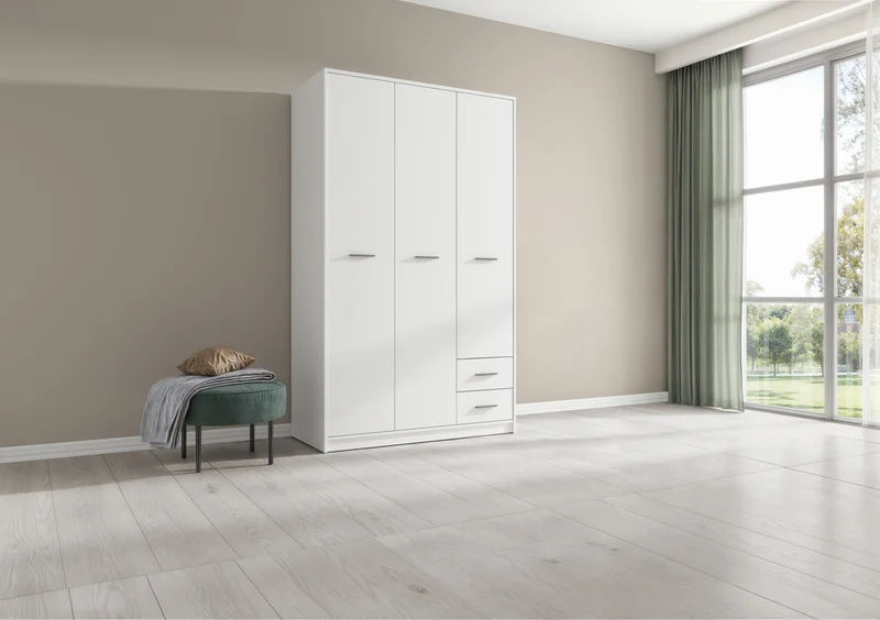 Nepo Plus — 3-Door Wardrobe 118.5cm
