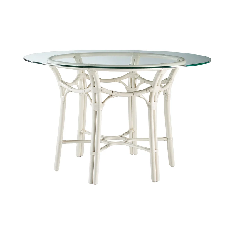 Radial Rattan Dining Table