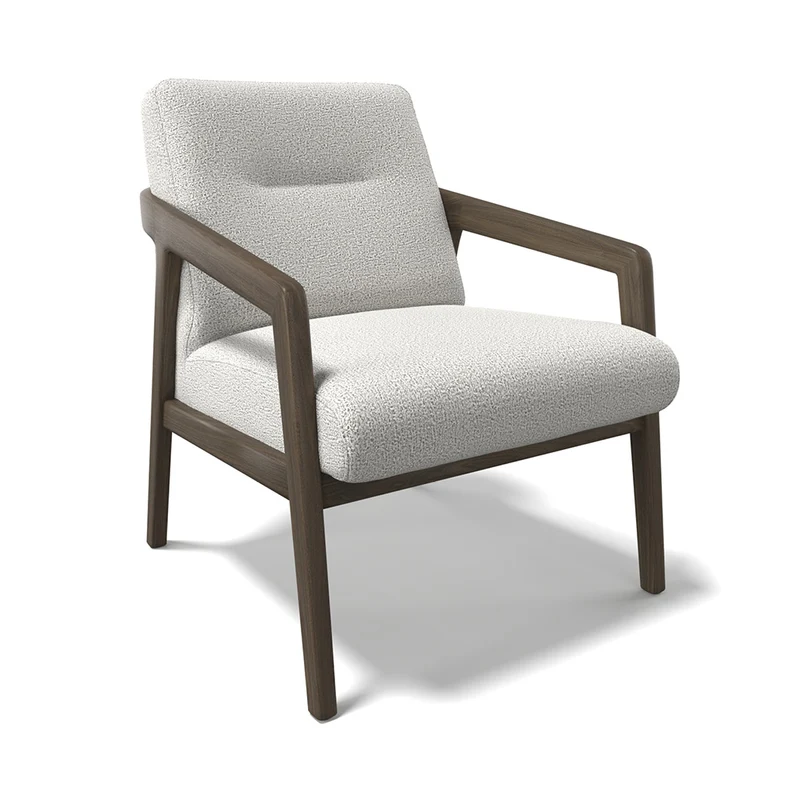 Sessel braun Klassik , Lobby-Sessel Holz-Rahmen braun