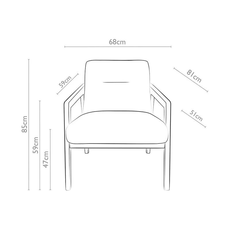 Sessel braun Klassik , Lobby-Sessel Holz-Rahmen braun