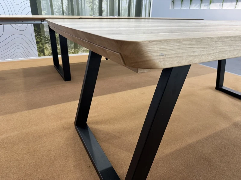 Esstisch ausziehbar Eiche massiv, Tisch ausziehbar Eiche,, ausziehbarer Tisch Eiche, Länge 180-230 cm