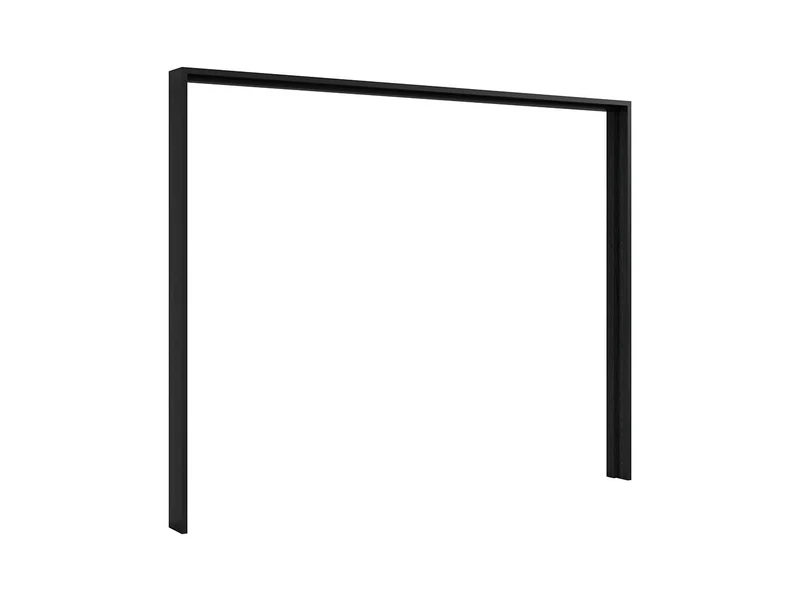 Kassel Wardrobe Surround Frame (Passe-Partout) 280×223.5 cm – Optional LED Lighting | Black Oak