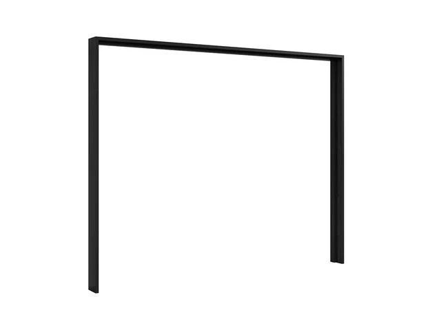 Kassel Wardrobe Surround Frame (Passe-Partout) 280×223.5 cm – Optional LED Lighting | Black Oak