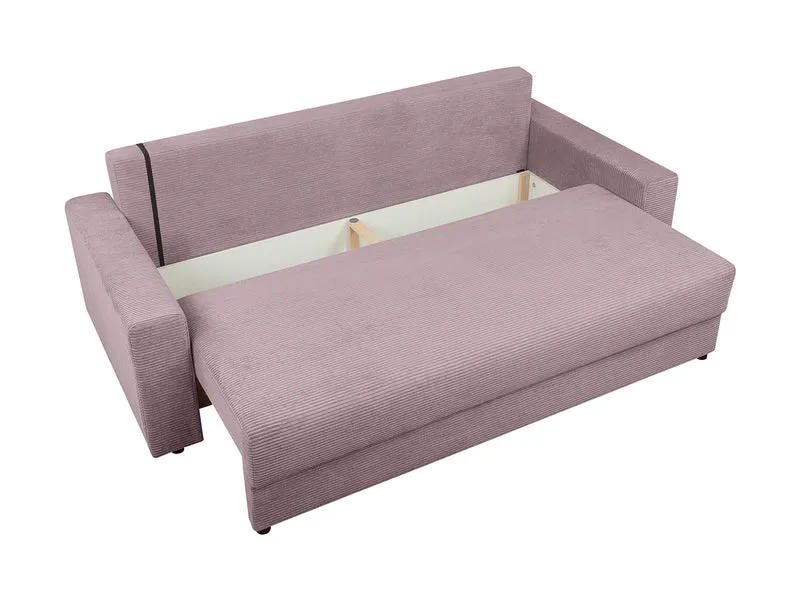 Garcia 3-Seater Sofa Bed 233 cm – DL Pull-Out Mechanism, 150×195 cm Sleeping Surface, Deep Seat & Bedding Storage