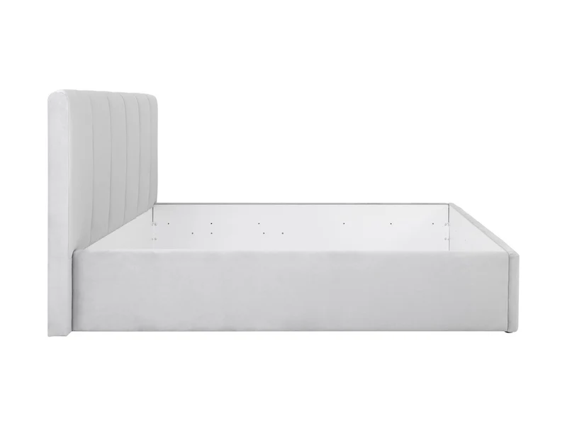 Lones Upholstered Bed 160×200 cm – Bedding Storage Option, Choice of Fabric | Also in 140 & 180 cm