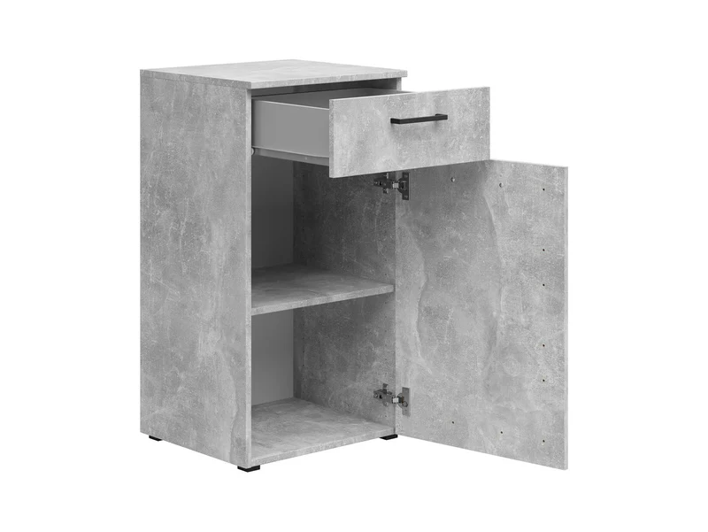 MultiDo Cabinet with Drawer & Door 45×83×40 cm – Modular Storage | Light Atelier