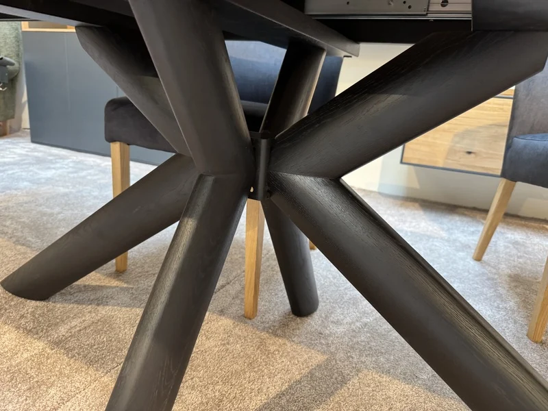 Esstisch ausziehbar Eiche massiv, Tisch ausziehbar Eiche,, ausziehbarer Tisch Eiche, Länge 160-245 cm