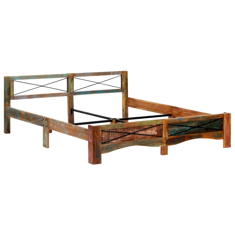 Massivholzbett Altholz 180x200 cm