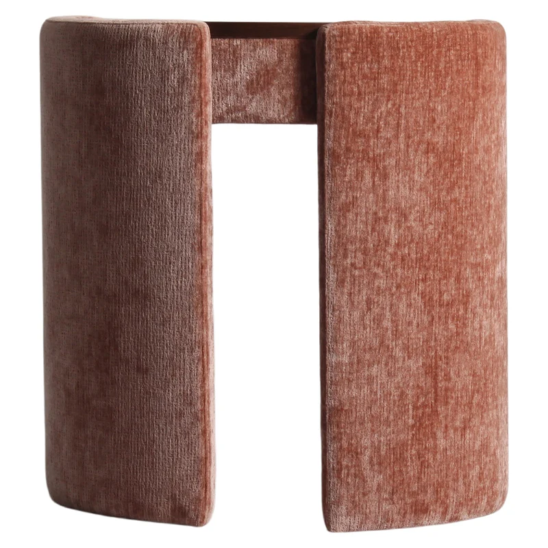 Schminktisch halbrund, Schminktisch rund mit Sessel, Breite 73 cm