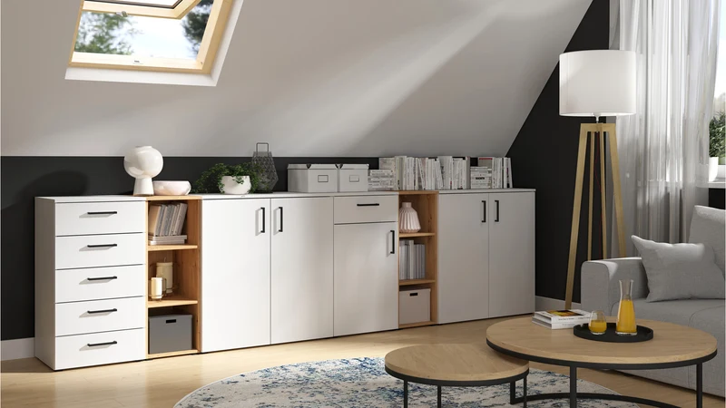 MultiDo Open Shelf Unit 80×35×40 cm – Floor, Desk or Wall Mounted | Light Atelier