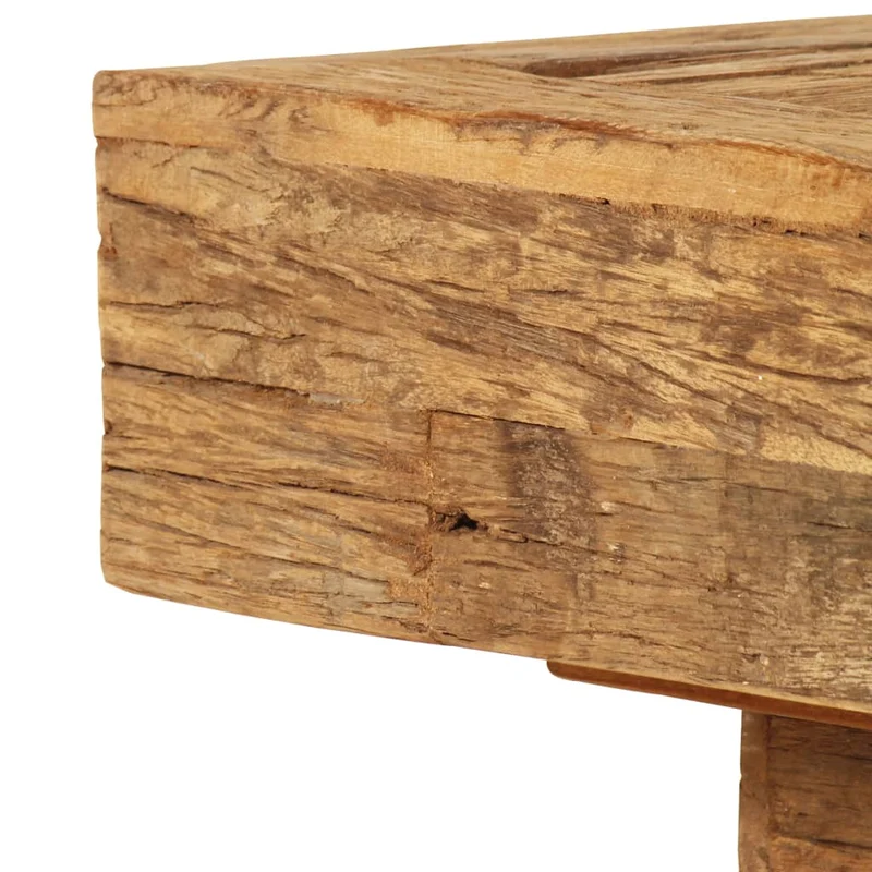 Couchtisch Altholz Massiv 70x70x30 cm