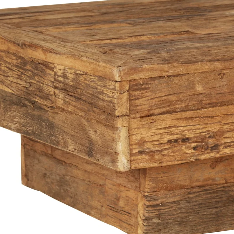 Couchtisch Altholz Massiv 70x70x30 cm