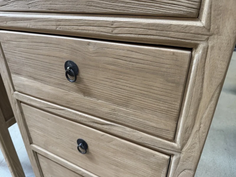 Kommode Naturholz, Schrank Altholz, Breite 55 cm