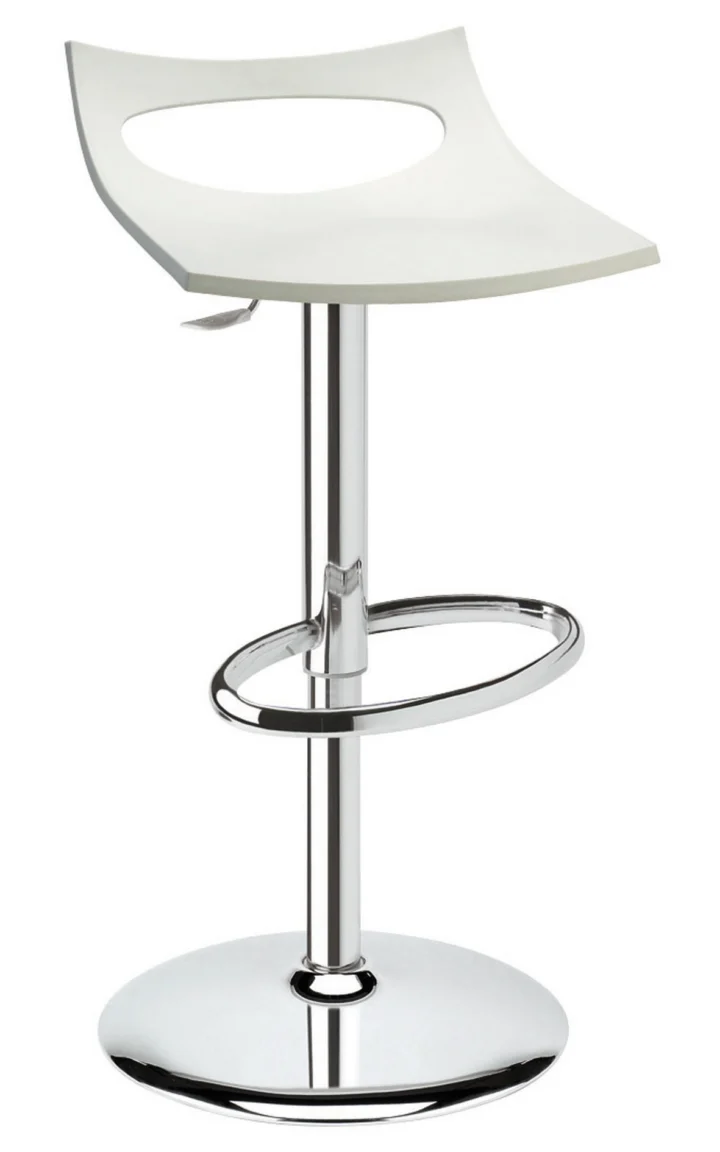 Design Barhocker, Farbe leinen, drehbar, Höhe verstellbar