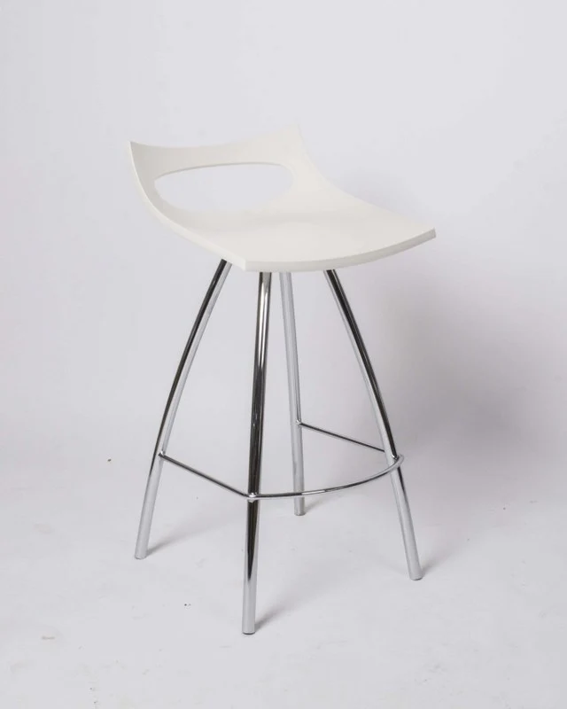 Design Barhocker, Farbe leinen, Sitzhöhe 80 cm