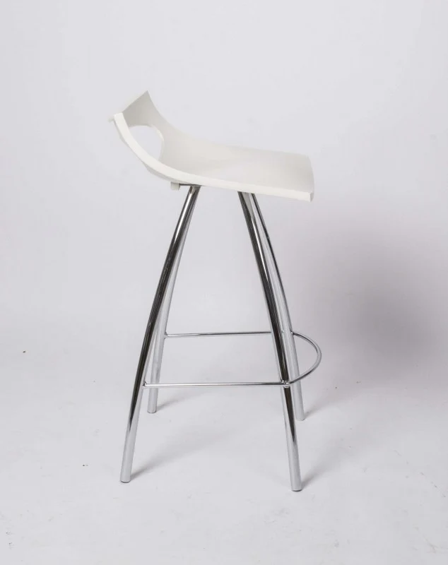 Design Barhocker, Farbe leinen, Sitzhöhe 80 cm