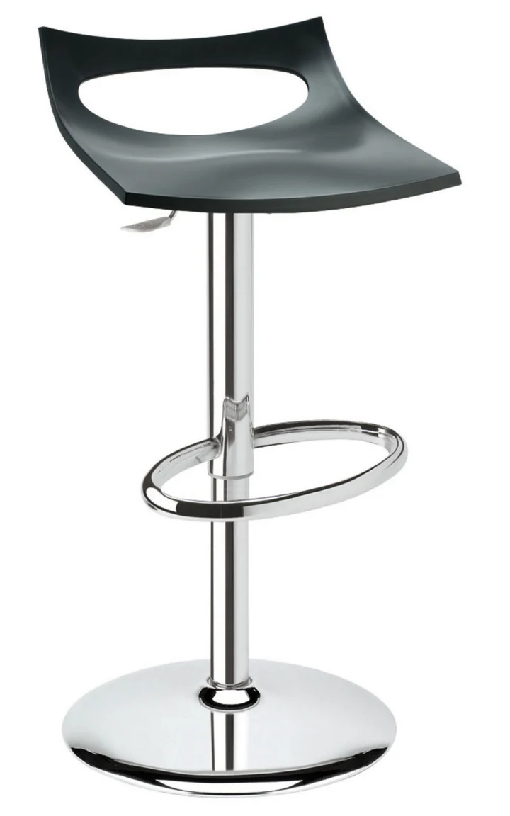 Design Barhocker, Farbe anthrazit, drehbar, Höhe verstellbar
