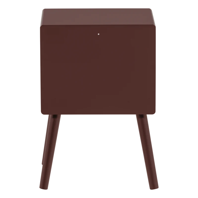Ozzy Nachttisch MDF Bordeauxrot