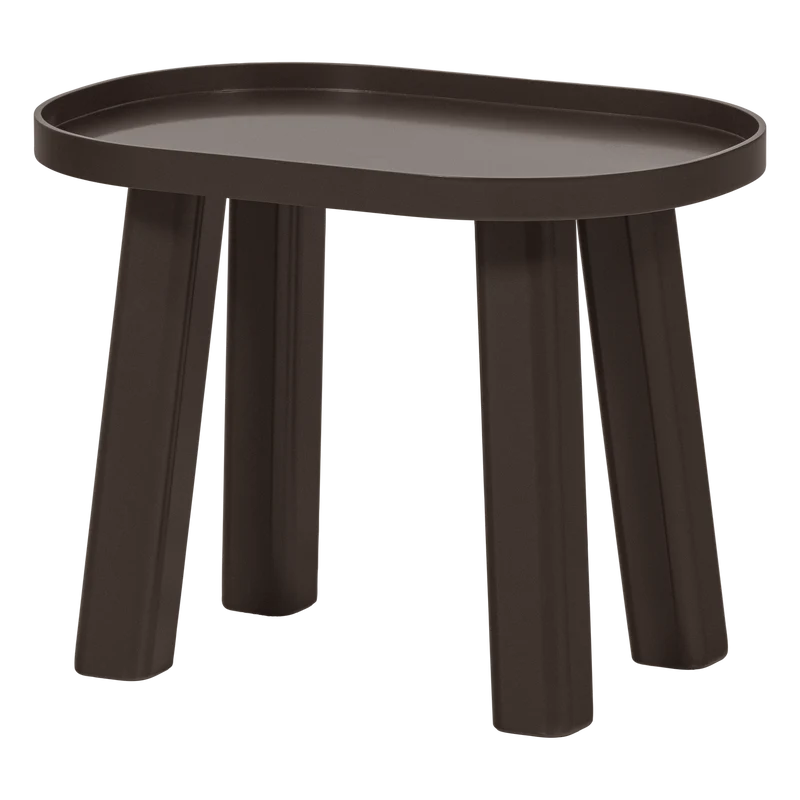 Mosa beistelltisch holz 60x41 cm dunkelbraun