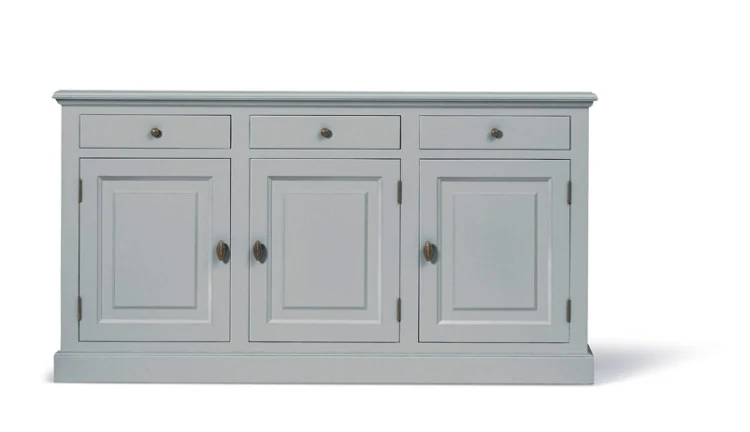 Sideboard weiß, Anrichte weiß Landhaus, Sideboard Landhausstil in vier Farben, Breite 177 cm