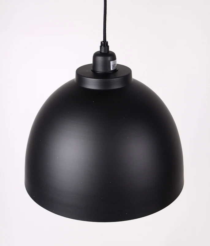 Moderne Pendelleuchte, Farbe Schwarz-Nickel, Ø 45 cm
