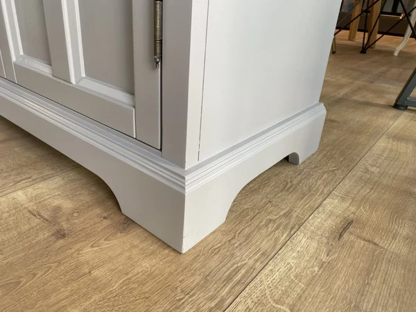 Schrank grau, Kommode grau Landhausstil, Breite 90 cm