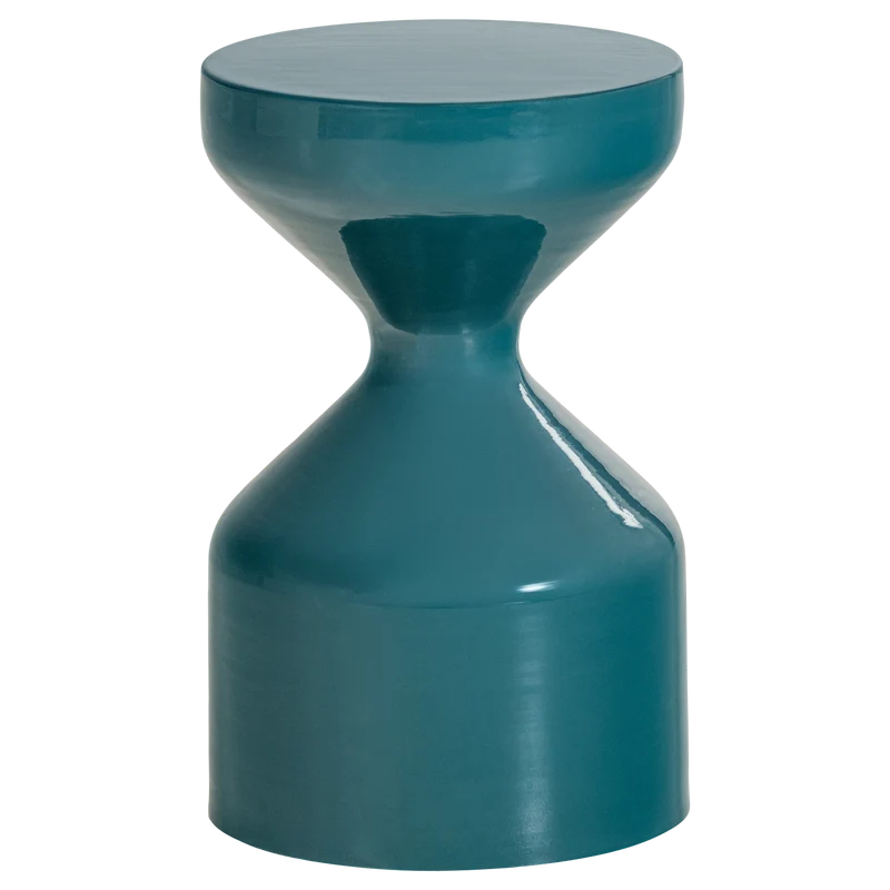 Floyd Beistelltisch Metall Petrolblau