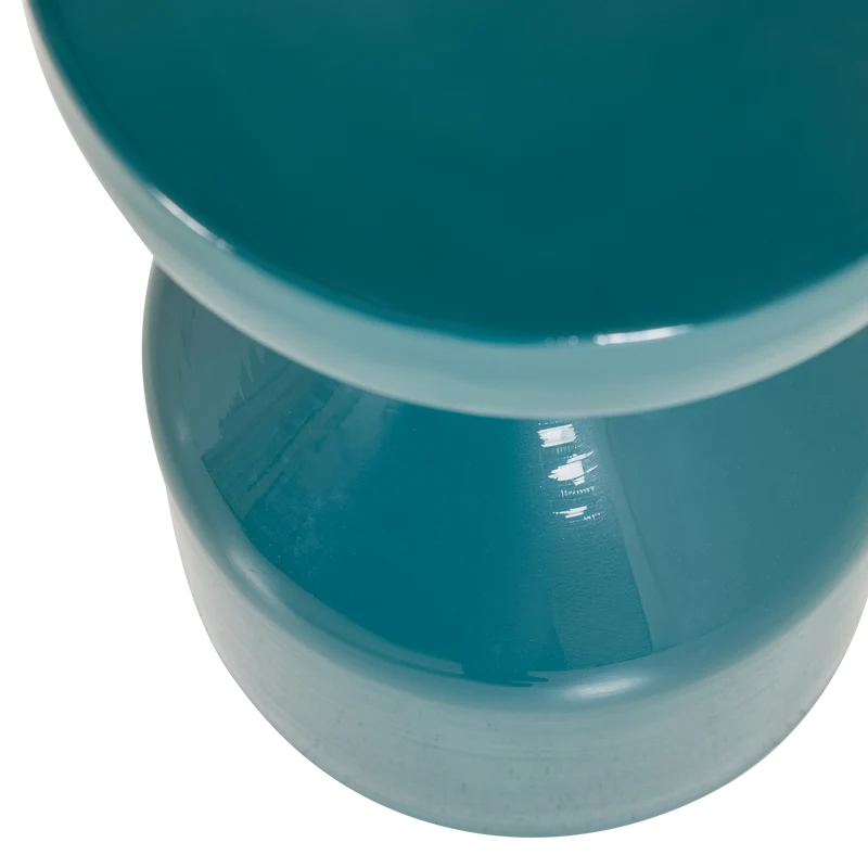 Floyd Beistelltisch Metall Petrolblau