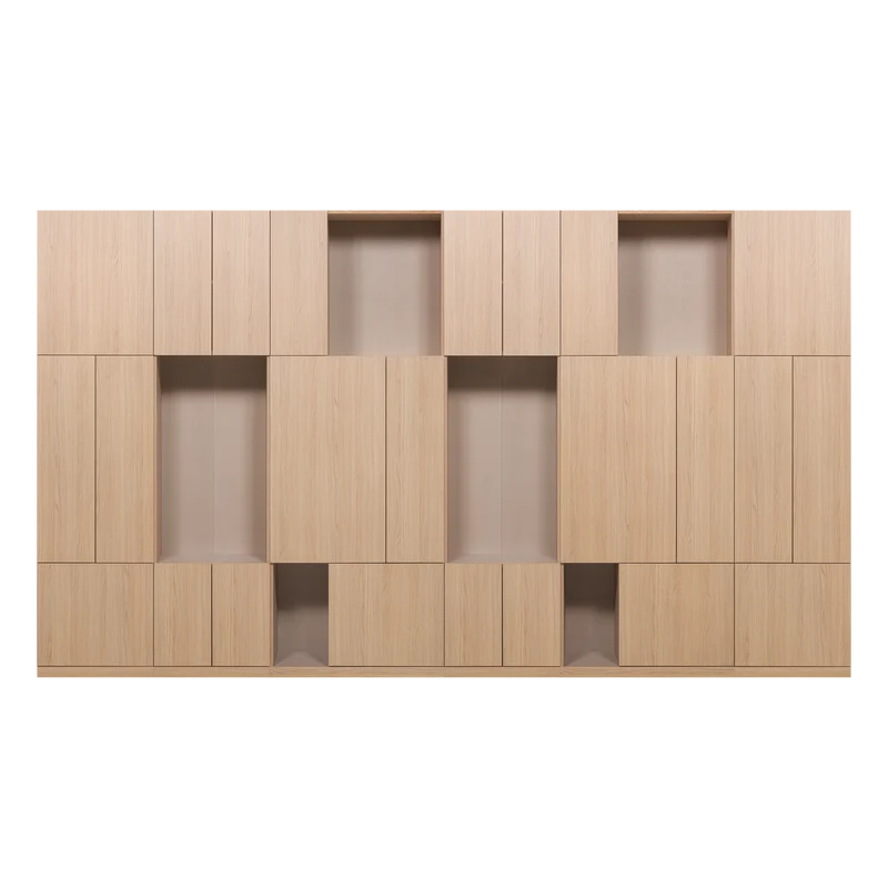 Build wandschrank-kombination 376 cm eichendekor natur