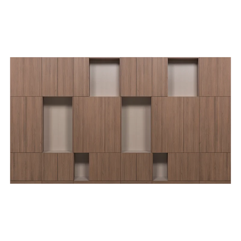 Build Wandschrank-Kombination 376 cm Eichendekor Braun